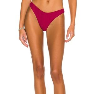 NWT L*SPACE Pointelle Rib Cabana Bikini Bottom